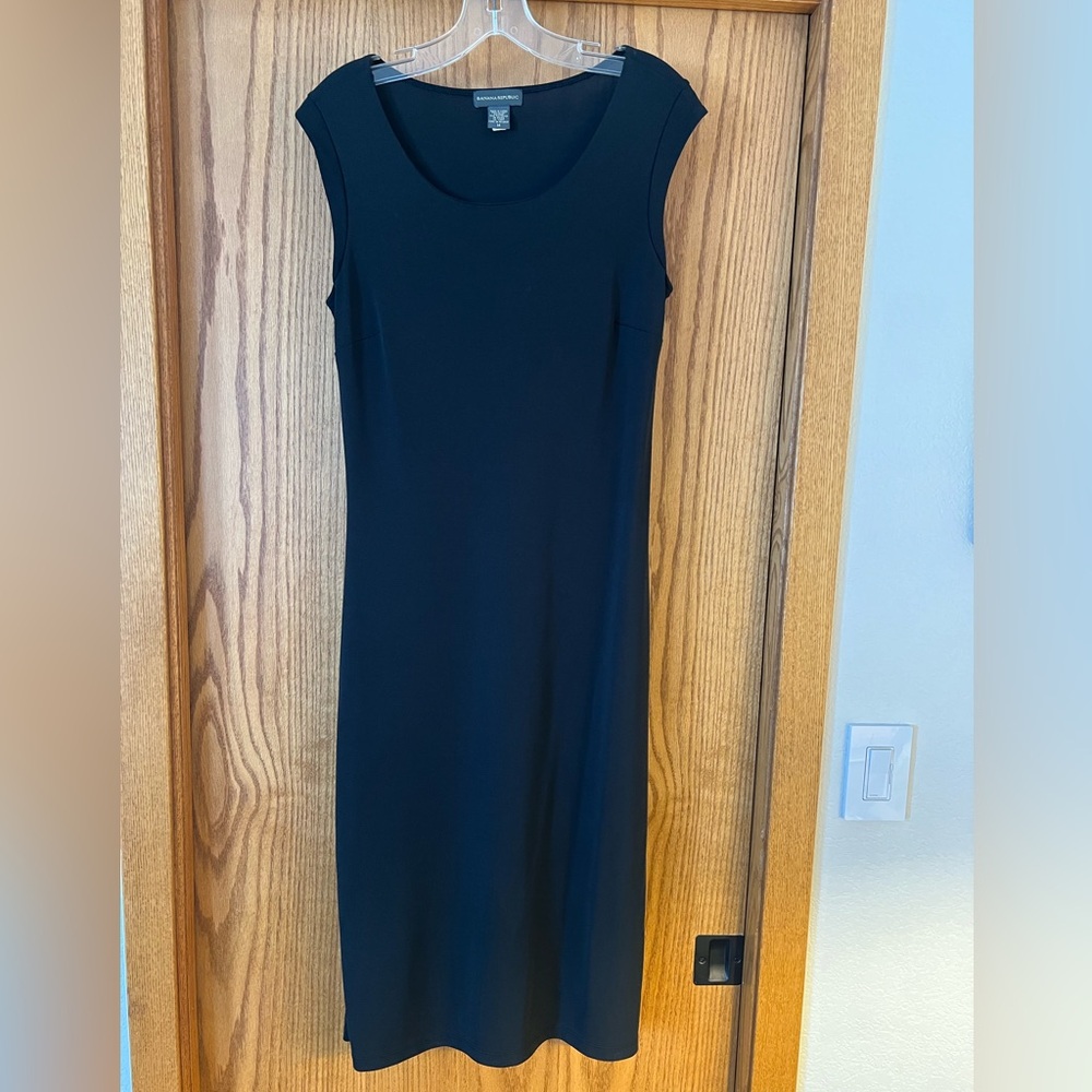 Banana Republic Black Dress Sz M EUC